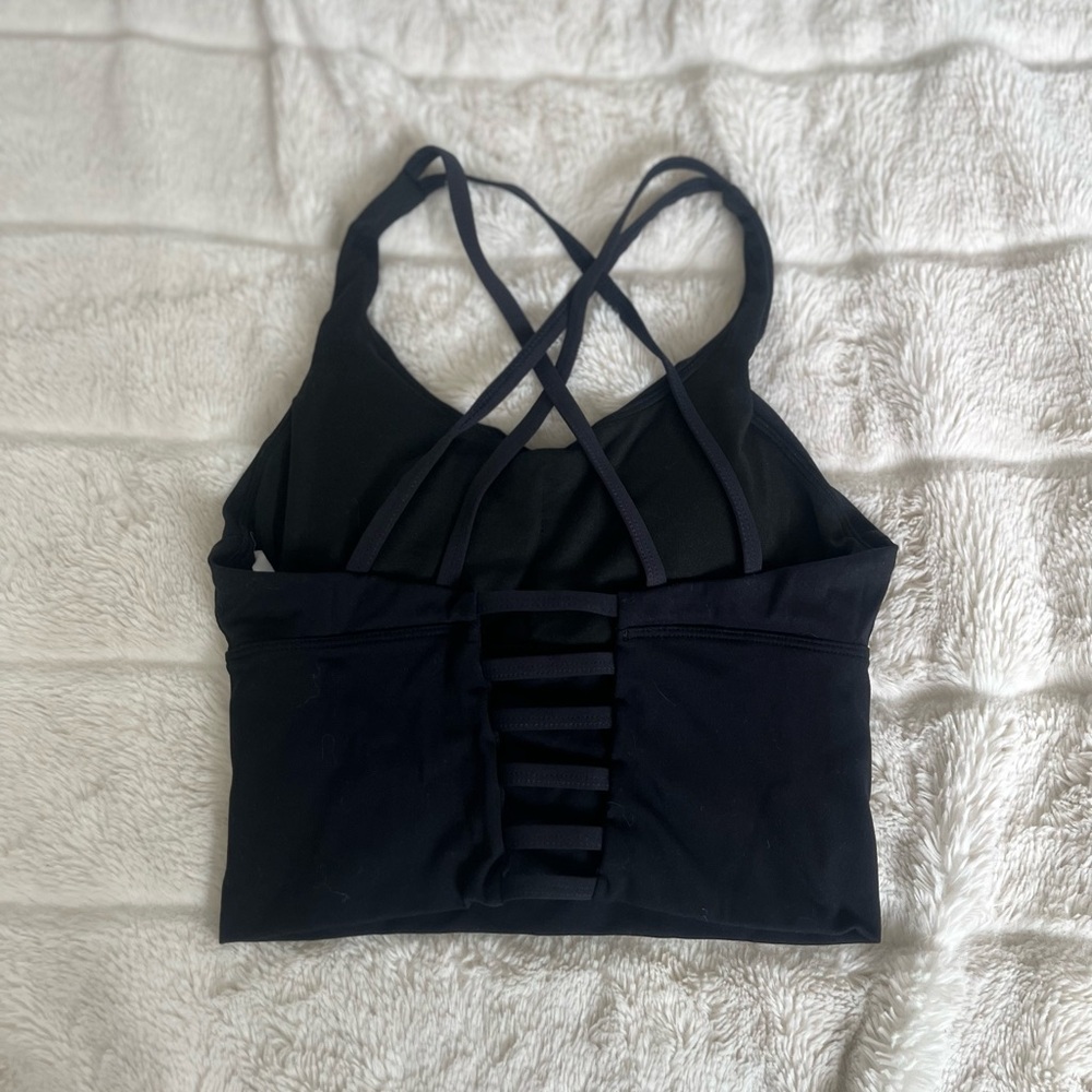 Nvgtn Black Matrix Bra Top